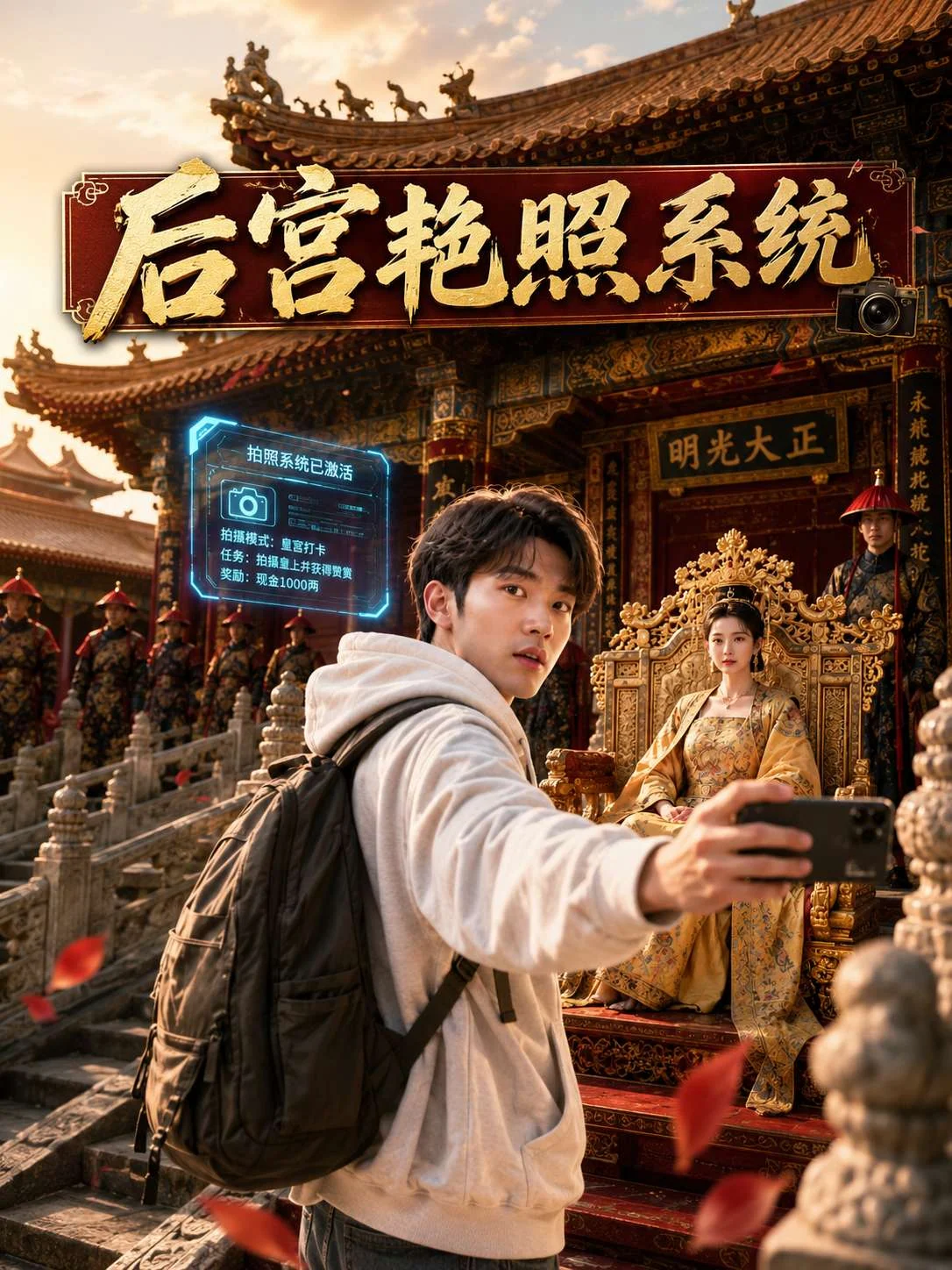 后宫拍照系统短剧海报